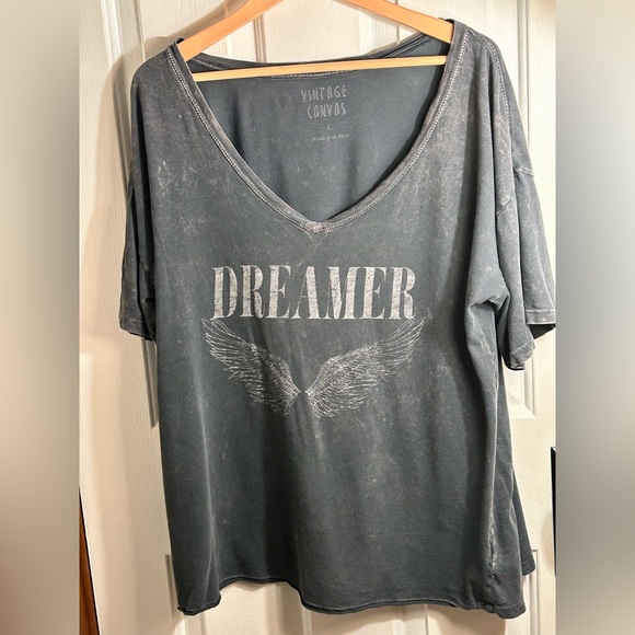 Vintage Canvas Dreamer Graphic Tee - Picture 1 of 2